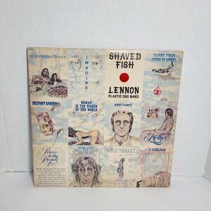 John Lennon Plastic Ono Band Shaved Fish LP Vinyl Record Album 1975